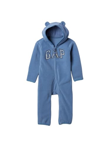 GAP Unisex Baby Fleece One-Piece Outfit Bainbridge Blue 0-3M