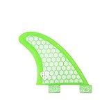 FCS MR-TFX Tri Fin Surfboard Fin Set - Green