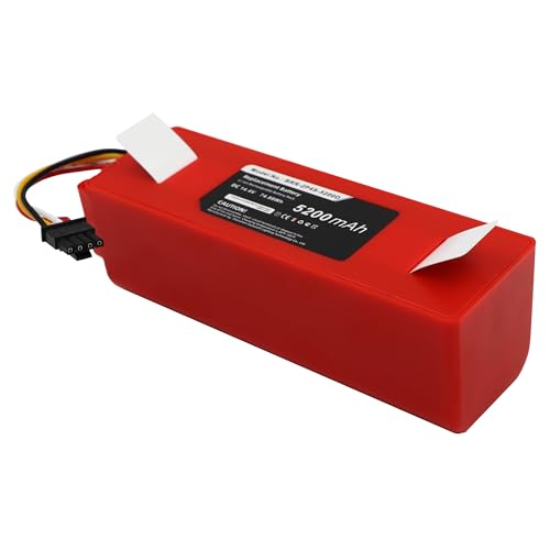 BUSFUIVA Replacement Battery for Roborock S4, S4 MAX, S402-00, S452-00, S4E52-00, S5, S5 Max, S50, S502-00, S51, S512-00, S55, S552-00, S5E02-00, S5E52-00 14.4V/5200mAh