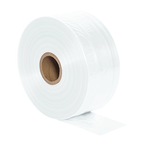 AVIDITI Shipping Poly Tubing Clear, 6" x 1075' 1-Pack | Poly Tube Roll for Packing, Moving and Storage