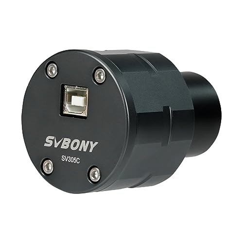 SVBONY SV305C Planetary Camera, IMX662 Color Telescope Camera, 1.25 inches Electronic Eyepiece with Removable UV IR Cut Glass, Suitable for Astrophotography and EAA