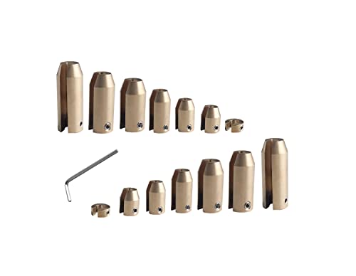 DEWHEL 14 Pack Brass Motorcycle Reusable Wheel Spoke Balance Weights Refill Kits Compatible with Super Moto,Dual sport,metric cruisers,vintage,or any other spoked wheels