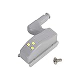 10 Pieces LED Hinge Sensor Light for Cupboard, Hinge Light Bulb Night Light Night Lamp for Cabinet Kitchen Wardrobe Closet Wardrobe(White hot)