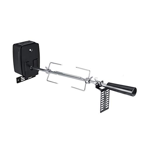 HEEPDD Universal Stainless Steel Grilling Cookware & Rotisseries Grill Rotisseries BBQ Grill Rotisserie Kit Rotisserie Kit Barbecue Stainless Steel Spit Rod Meat Forks with Electric