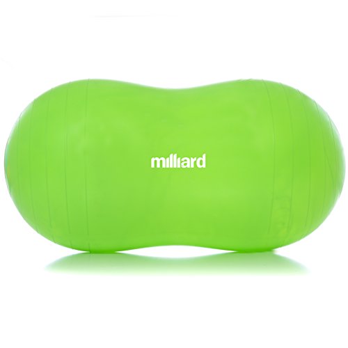 Milliard Peanut Ball Physio Roll for Exercise, Therapy, Labor, Birthing and Dog Training…