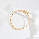 WOWORAMA Chunky Gold Cuff Choker Necklace for Women Teardrop Choker Collar Necklace Spring Open Cuff Necklace Statement Metal Collar Choker Necklace