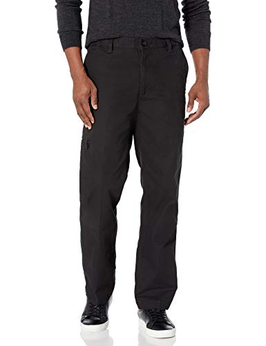 Dockers Men's Classic Fit Comfort Cargo Pants, Black, 36W x 32L