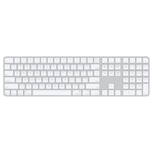 Magic Keyboard with Touch ID and Numeric Keypad for Mac Models with Apple Silicon - US English - White Keys