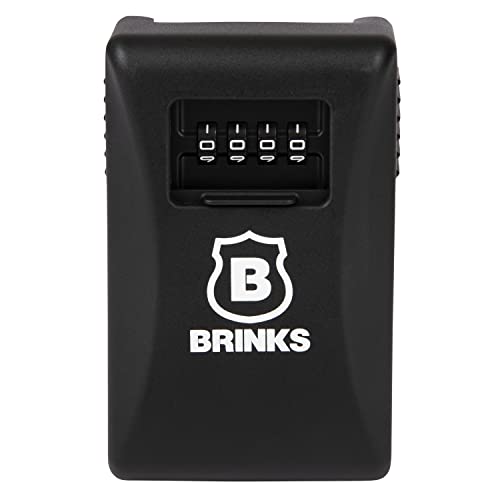 BRINKS - 80mm 4-Dial Resettable Combination Lock Box - Can Be Mounted on Any Solid Surface