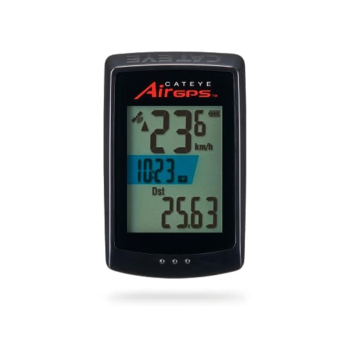 CATEYE - AirGPS Sensorless USB Rechargeable GPS Cycling Computer (CC-GPS100)