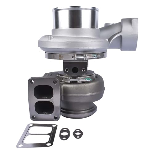 S410SX 78mm Upgrade Billet Turbo Turbocharger 1.32A/R Turbine Housing Replacement for Caterpillar 3406B/3406C C15 C16 Engine #14969880000 0R6053 0R6558 0R6689