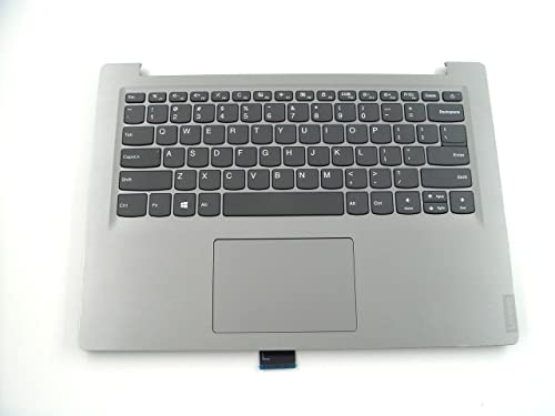 Bayjebu Parts for Lenovo ideapad S145-14IWL 14IGM 14AST 14API 14.0 inch Palmrest US Keyboard Bezel Silver 5CB0S17125