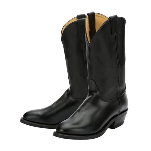 Justin Men's Tobias 12" Western Boot, Black - 10.5 EE