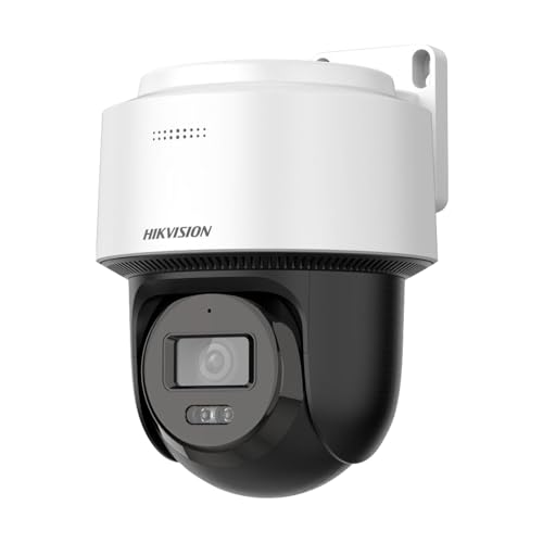 Hikvision IP Camera DS-2DE2C400MWG-E 2.8mm Lens 4MP IR&White Light Mini PT Network Camera Smart Hybrid Light PoE Security Built-in Microphone & Speaker English Version