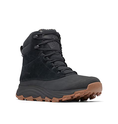 Columbia Mens Expeditionist Shield Waterproof Snow Boot, Black/Graphite, 7