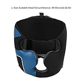 RiToEasysports Boxing Headgear, HeadGuard Headgear Training Sparring Safety for Mauy Thai for Both Man and Woman (L)