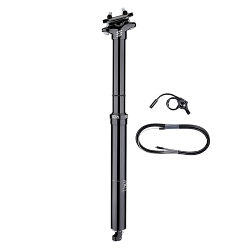 PeakRider EXA Form Dropper Post Suspension Seatpost 30.9mm/31.6mm, 345mm/395mm/445mm Length, 40mm Suspension Travel - 860i