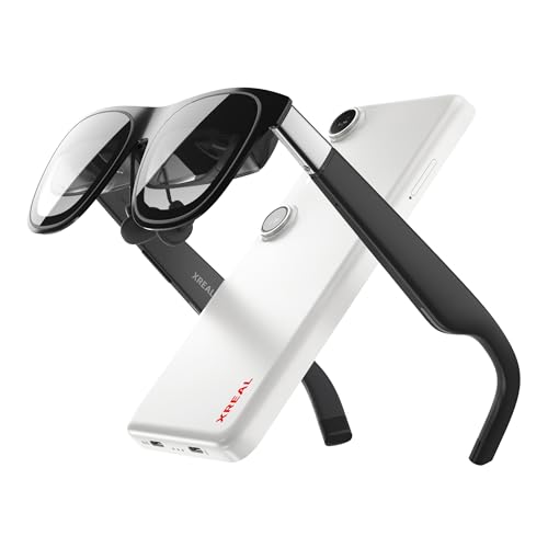 XREAL ONE AR Glasses and Beam Pro WiFi (8G+256G) Bundle– Supports All Google Play Store Apps, Elevate Your Spatial Experience