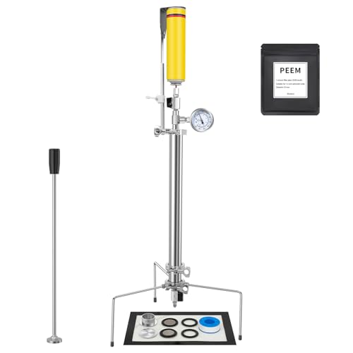 PEEM Vacuum 18"+2" Closed Loop Extractor Kit, 5 Micron Filter disc, Color Restoration Cartridge, Filter Plate Sanitary Spool, Stainless Steel Extraction Tube