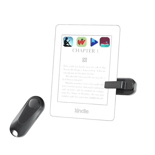 Locthal Page Turner Remote Control for Kindle, Clicker Page Turner for Paperwhite Kobo eReaders Reading Accessories in Bed, Gifts for Readers