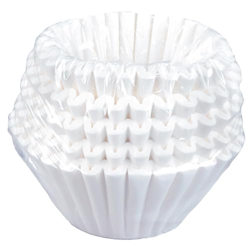 Katy’s Extra Large Coffee Filters | 1.5 to 3 Gallon Premium Commercial Coffee & Tea Filters for Restaurants, Cafés & More | 12.5” x 4.5” Inch Size | No Overflow, No Tearing | 250-Count Bulk Pack