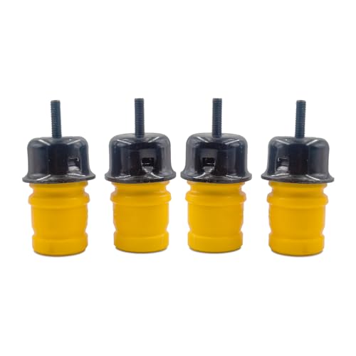 Autoacc 4pcs TJ Bump Stops with Cups, Jounce Bumpers with Brackets Compatible with 1997-2006 Wrangler TJ