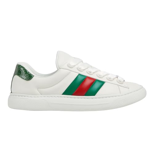 Gucci Ace Sneaker with Web, White (White, US Footwear Size System, Adult, Men, Numeric, Medium, 11)