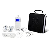 iReliev Wireless TENS + EMS Therapeutic Wearable System Wireless TENS Unit + Muscle Stimulator Combination for Pain Relief, Arthritis, Muscle Strength, Case & 4 Receiver Pods