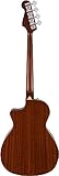 Fender Acoustic Bass Guitar, 4-String, Kingman V2 with Fishman Bass Acoustic Guitar Pickup with Tuner, Equalizer and Phase Control