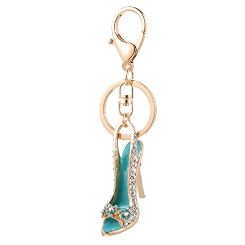 GALPADA Women High Heels High Heels KeyChain Rhinestone Shoe Key Ring Fashion Charm Purse Bag Pendant Hanging Ornaments for Women girls Key Ornament