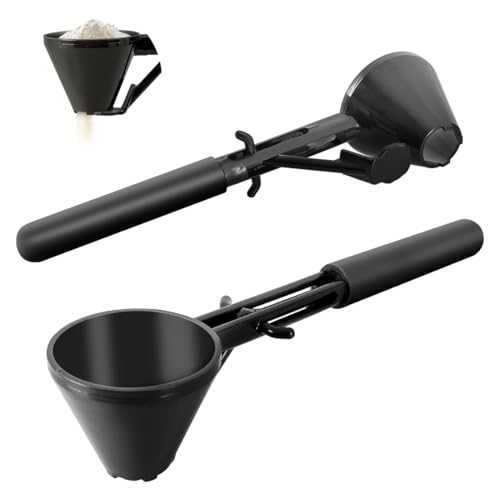 CAFEMASY Measuring Scoop Funnel for Filling Water Bottles with Protein Powder Milk Powder Filling Resuable K Cup Coffee Capsule with Coffee Grounds