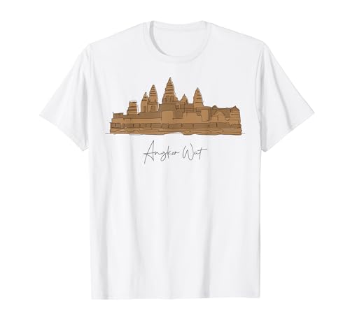 Travel Asia Cambodia Angkor Wat Phnom Penh Vacation Souvenir T-Shirt