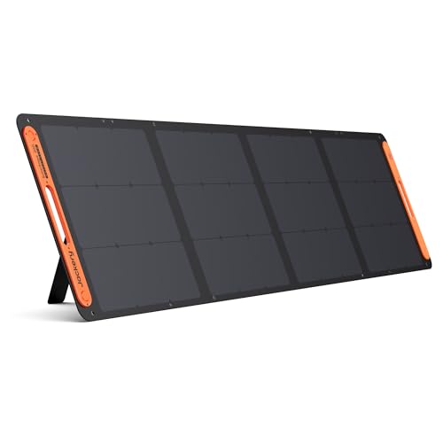 Jackery SolarSaga 200W Portable Solar Panel,IP68 Foldable Bifacial Solar Panels,Compatible with Jackery Explorer Power Station and Solar Generator,for Rooftops Outdoor Camping Off-Grid and RVs