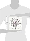 3dRose ht_58923_1 Black Widow Spider in a Web-Iron on Heat Transfer Paper for White Material, 8 by 8-Inch