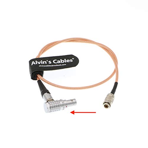 Alvin's Cables Timecode Systems DIN 1.0/2.3 to 5 Pin Timecode Input Cable for Sound Devices 633 Ultrasync One