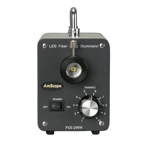 AmScope LED-20W 20W LED Cold Fiber Optic Illuminator