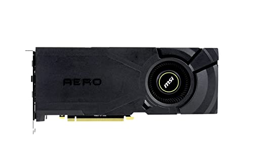 MSI NVIDIA GeForce RTX 2080 Ti AERO 11GB GDDR6 HDMI/2DisplayPort PCI-Express Video Card