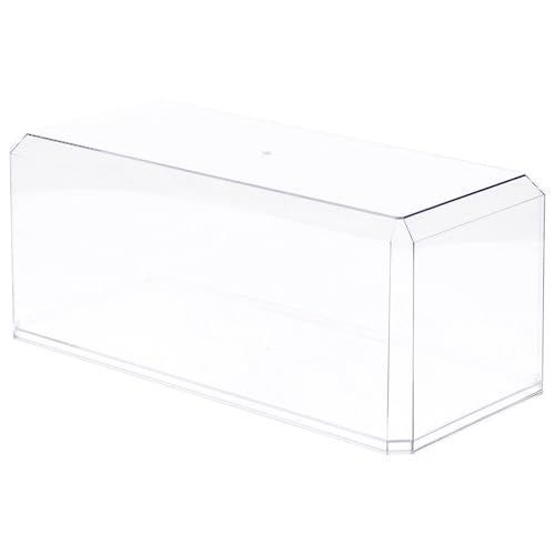 Pioneer Plastics 576C Clear Plastic Display Case for Large 1:18 Scale Cars, 15.5" W x 7" D x 6" H (Mailer Box)