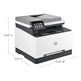 HP Color Laserjet Pro MFP 3301fdw Wireless All-in-One Color Laser Printer, Office Printer, Scanner, Copier, Fax, ADF, Duplex, Best-for-Office (499Q5F)