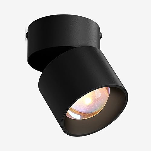 LED Spotlight, Ceiling Sunset Lamp Mount Spot Lighting Fixture Rotation Rainbow Projection Light Mini Directional for Living Room Photography Home Party