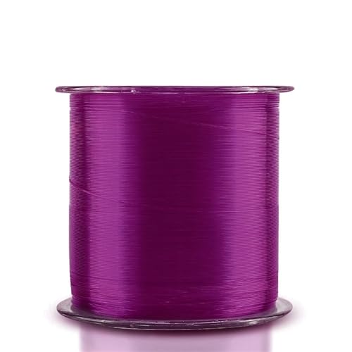 Fishing Line 500M Fishing Line 0.1MM-0.47MM 2LB-35LB Monofilament Nylon Material from Fishing Carp Line for Saltwater Freshwater(Purple 500M,8.0)