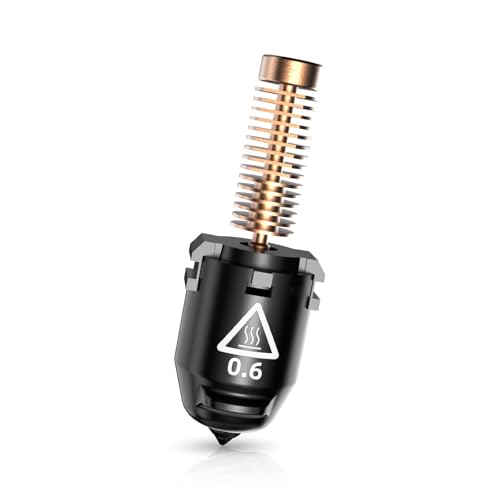 Flashforge Nozzle Assembly for Adventurer 5M 3D Printer, 280°C High Speed and Quick-Release Nozzle (0.6mm-280°C)