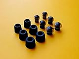 12pcs - S/M/L Eartips Compatible with LG Tone Free HBS-FN7 HBS-FN6 HBS-FN4 True Wireless Earphones - Replacement Premium Memory Foam and Noise Isolation Earbuds (BMF-BNMH-C)
