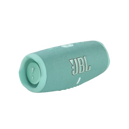 JBL CHARGE 5 - Portable Waterproof (IP67) Bluetooth Speaker with Powerbank USB Charge out, 20 hours playtime, JBL Partyboost (Teal)