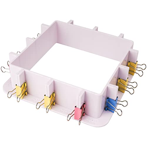 LET'S RESIN Adjustable Mold Housing for Silicone Molds Making, Silicone Mold for Resin Mold Making Silicone Rubber, Plastic Housing Frame for DIY Resin Molds, Candle Molds, Soap Molds Making