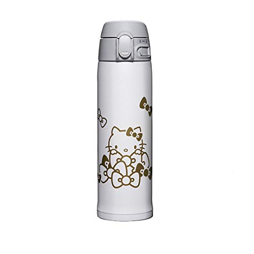 Zojirushi SM-TA48KTWA Stainless Steel Vacuum Insulated Mug, 16-Ounce, Hello Kitty White