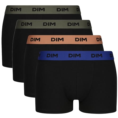 Dim Men's Boxer Shorts Mix and Colors Cotton Stretch x4, Urban Lot, X-Large