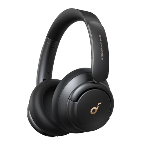 soundcore Life Q30 by Anker, Hybrid Active Noise Cancelling Headphones with Multiple Modes, Hi-Res Sound, Custom EQ via App, 50H Playtime, Comfortable Fit, Bluetooth, Multipoint Connection