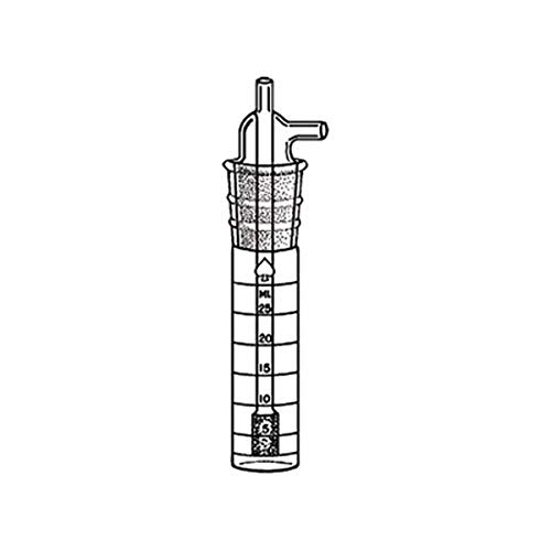 ACE Glass 7532-10 Midget Bubbler Complete with 0-25 mL Bottle and Stopper