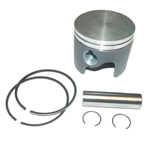 RAREELECTRICAL New 3.187In Piston Kit Compatible With Johnson/Evinrude 50-70 Hp Looper 87-01 Standard 2000-2007 By Part 100-120K 0394461 0433945 0435547 0436976 0437409 0437411 5006694 5006701